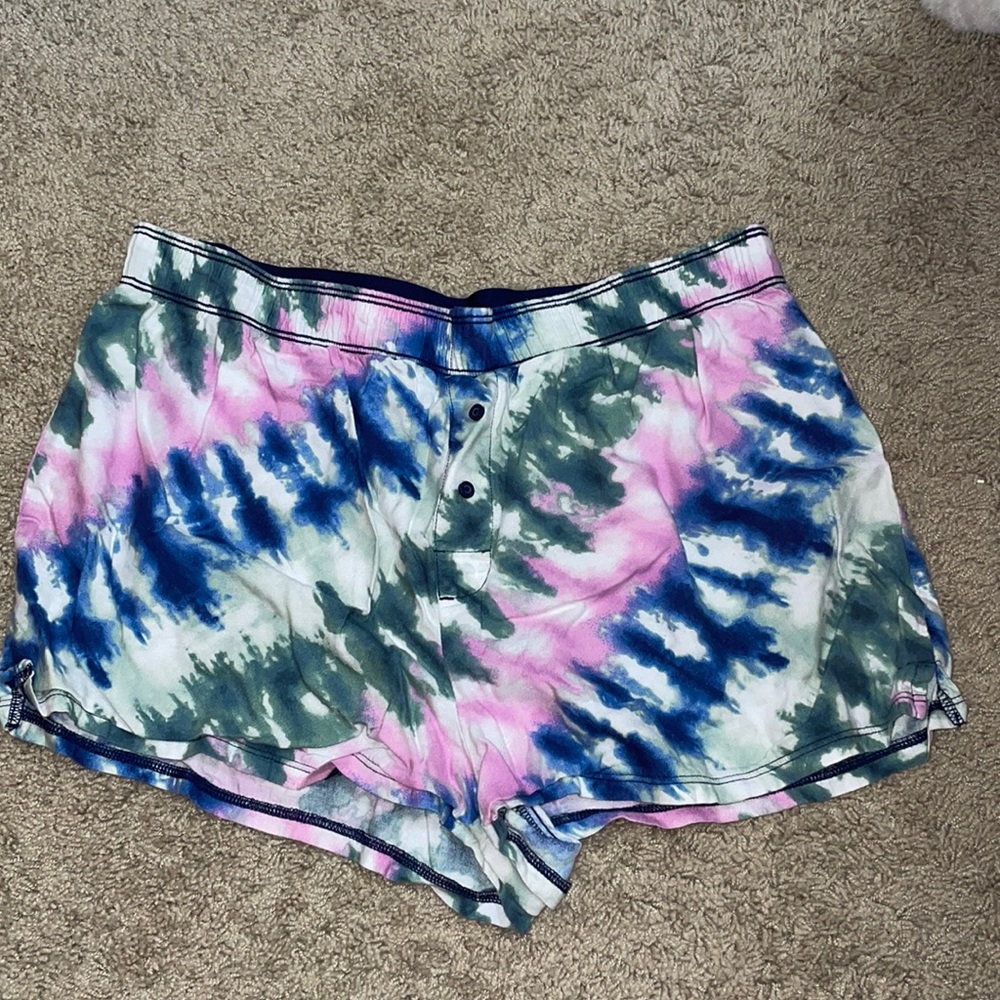 victoria’s secret PINK tie dye shorts